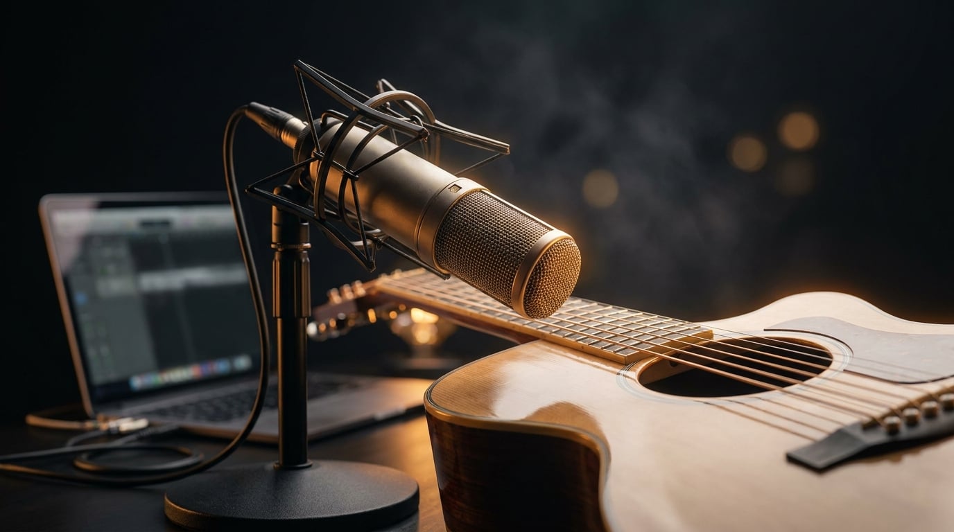 Como gravar violão em casa: microfones e posicionamento