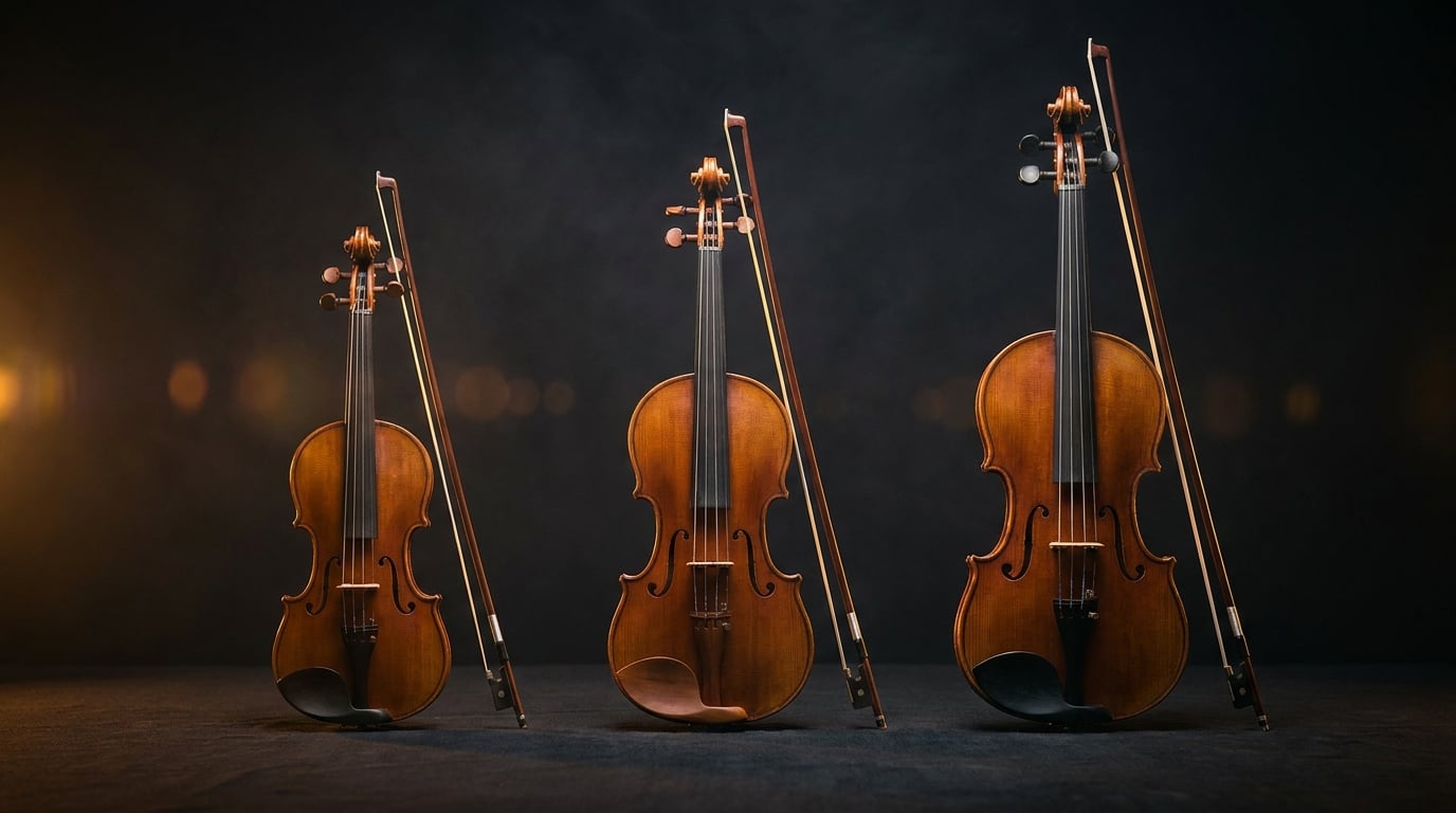 Tamanhos de violino: tabela do 1/8 ao 4/4 por idade