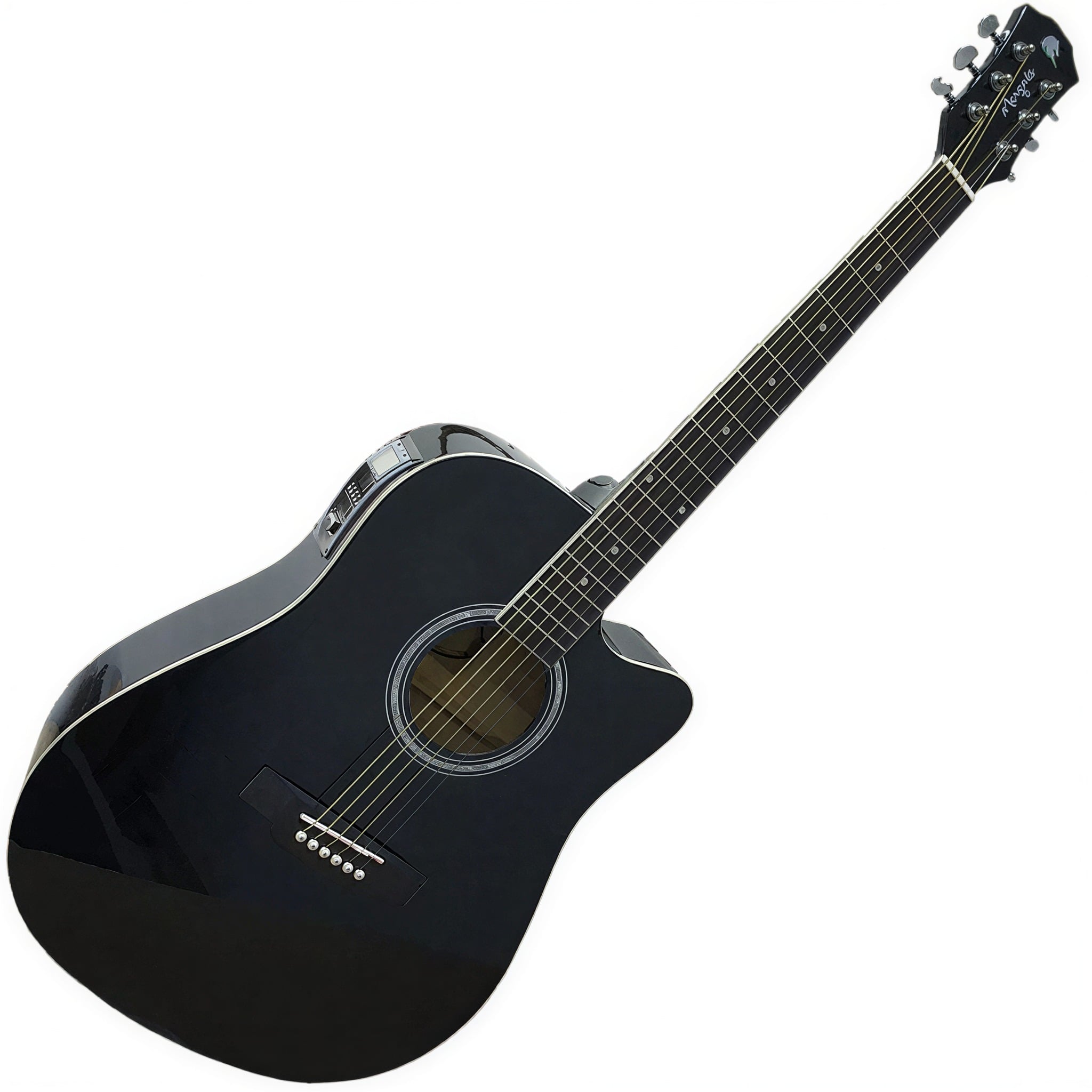 Violao Eletroacústico Marquês Folk Ativo Va01 Eq BK Preto