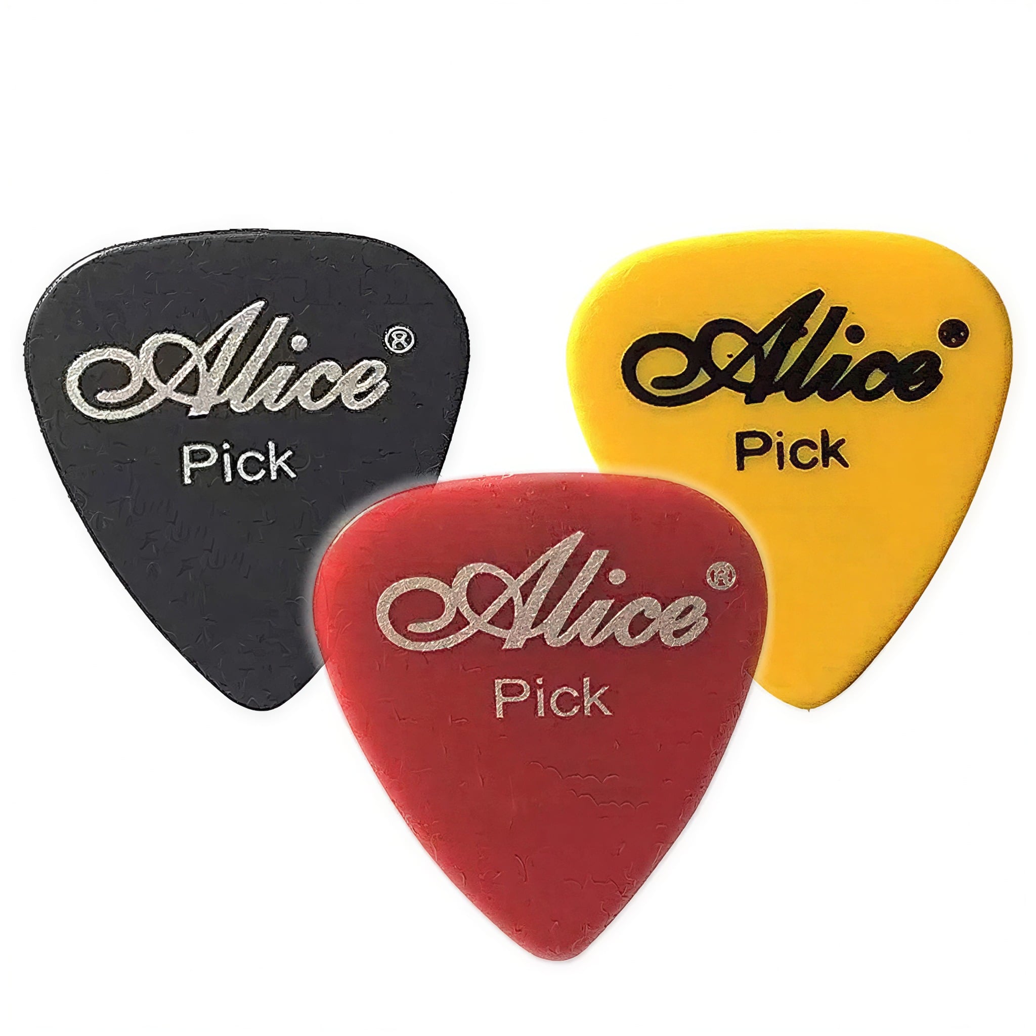 Kit 3 Palhetas Nylon Para Violão Guitarra Variadas