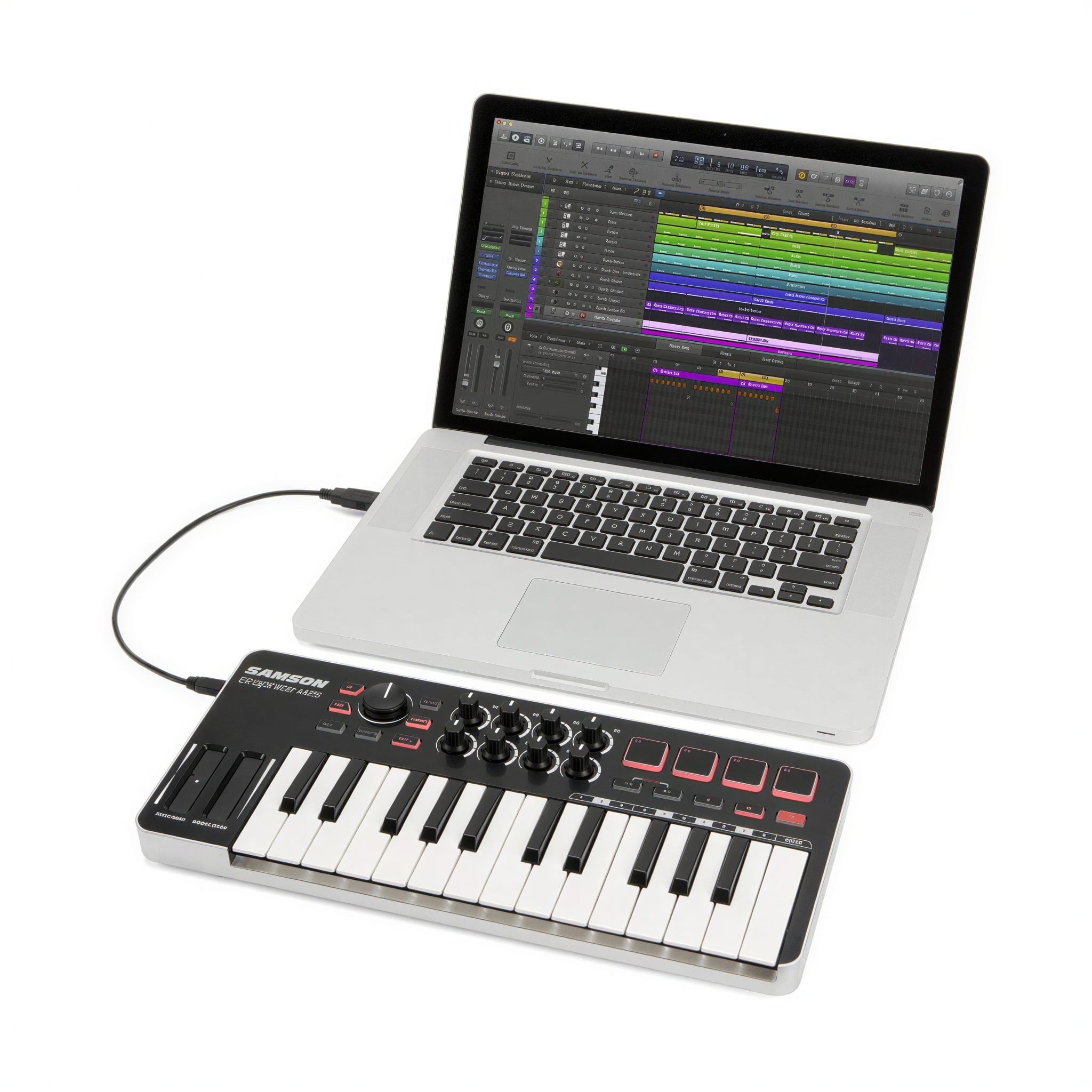 Controlador Midi USB 25 Teclas Samson Graphite M25 SAKGRM25