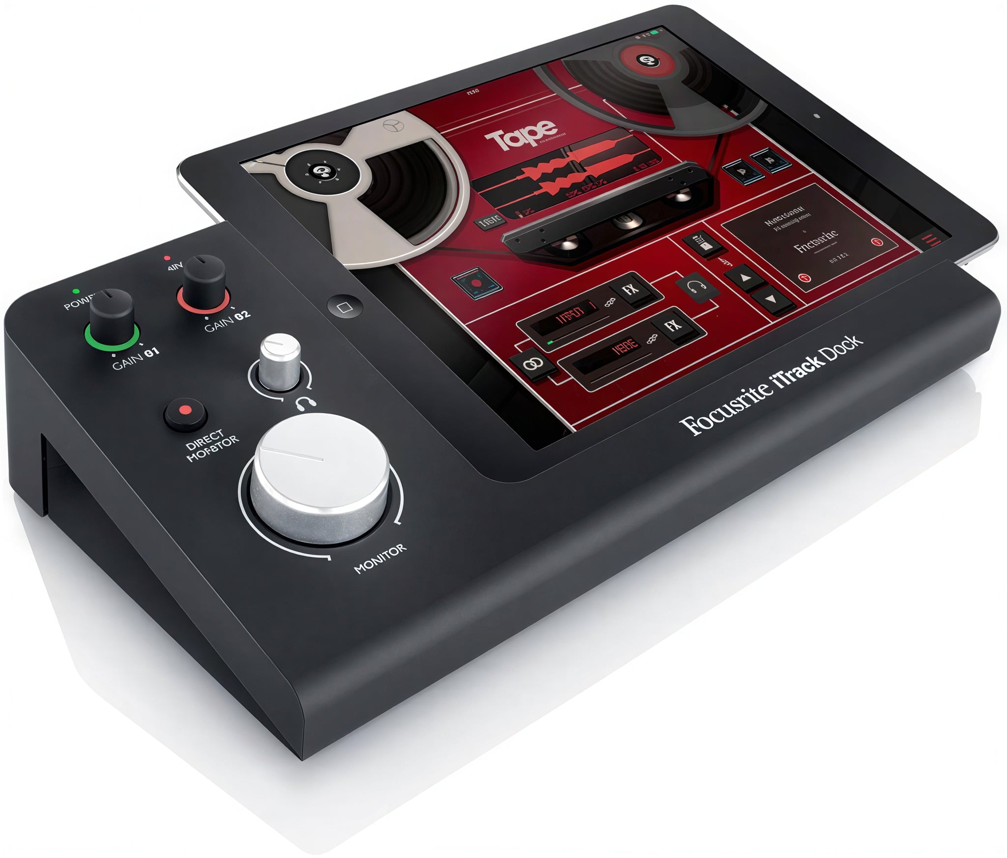 Interface De Áudio Focusrite iTrack Dock 2 Canais USB 24 Bits 96 kHz