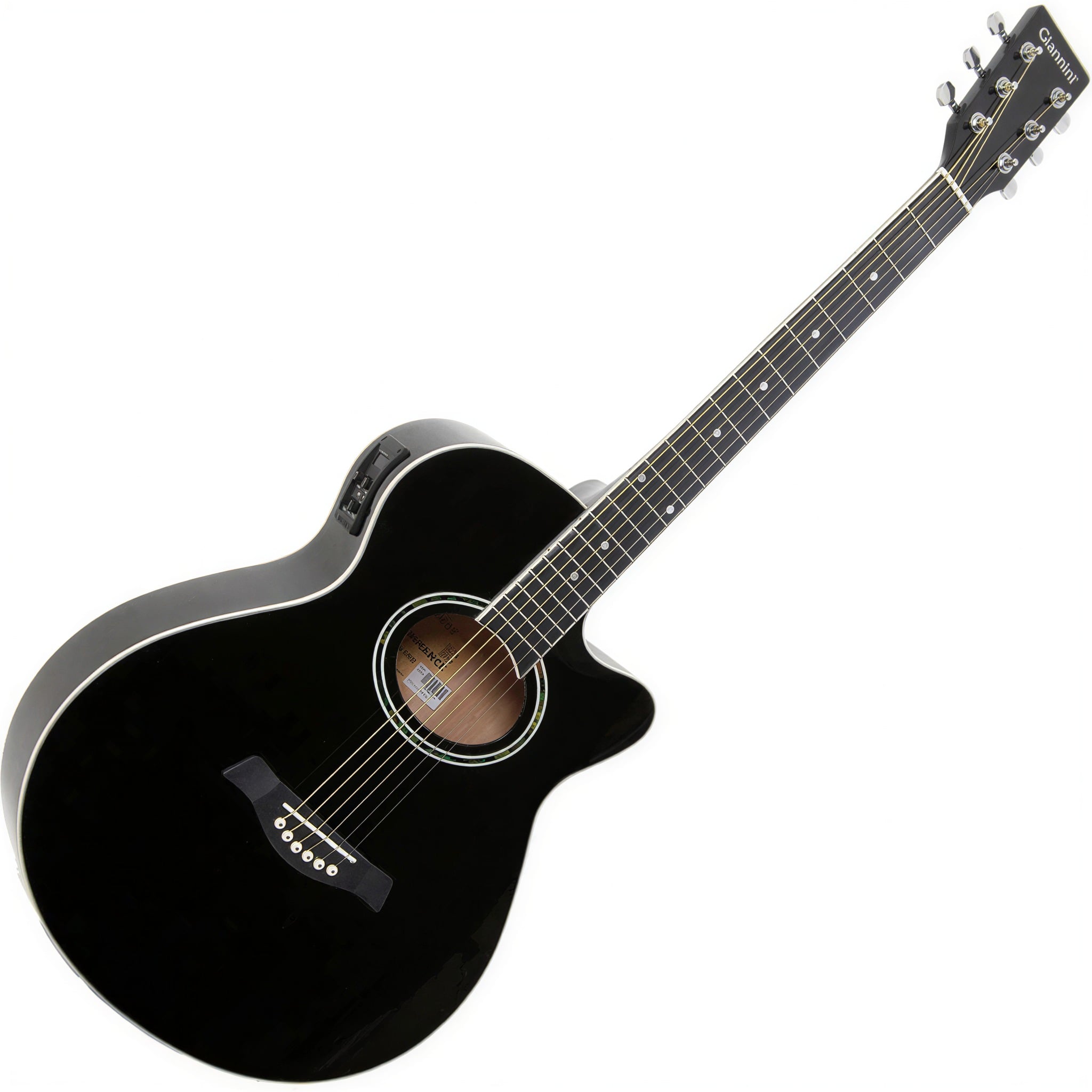 Violão Eletroacústico Giannini GSF-1D CEQ 3 Bandas Preto