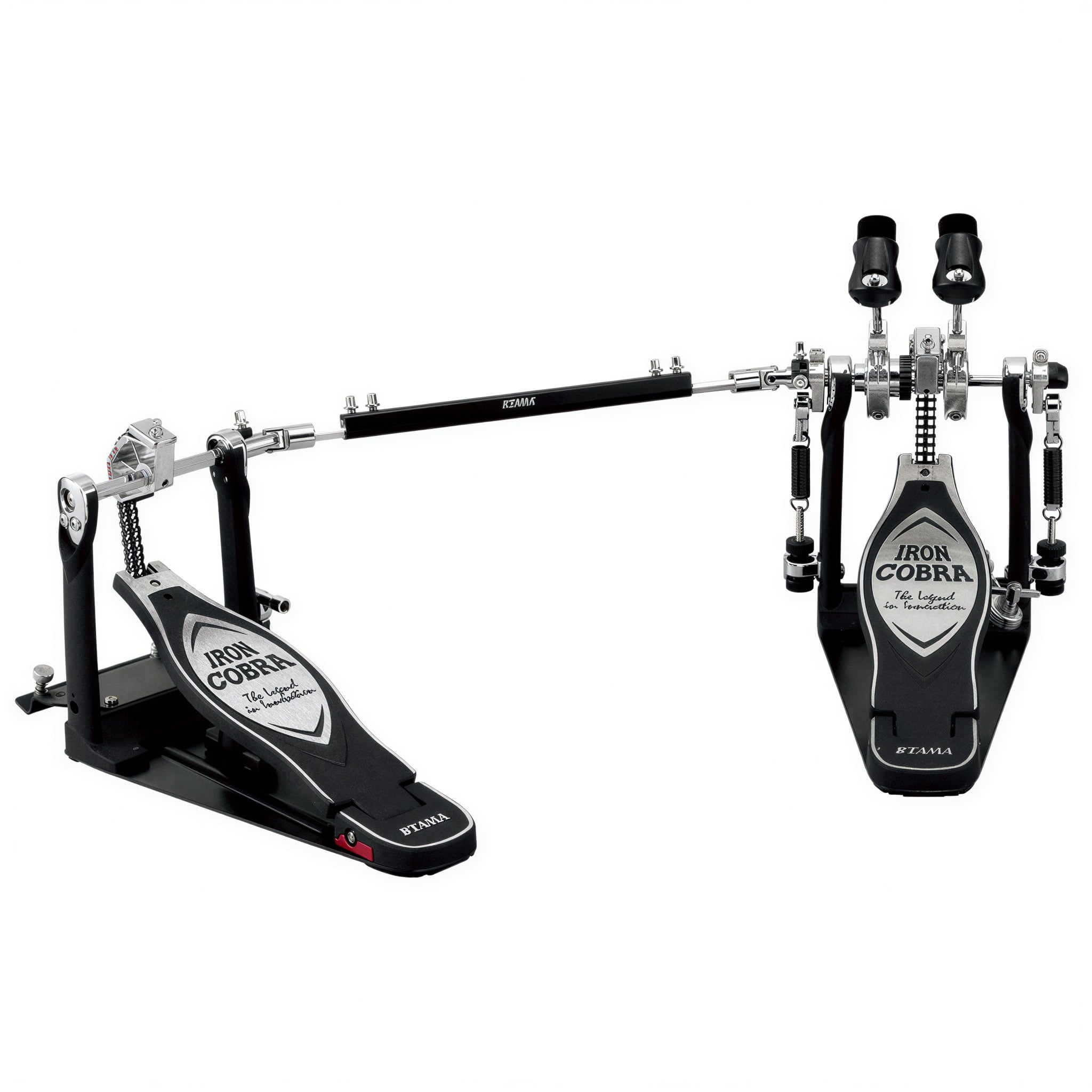 Pedal Duplo Para Bumbo Tama HP900PWN Com Sistema Power Glide e Ajuste de Ângulo