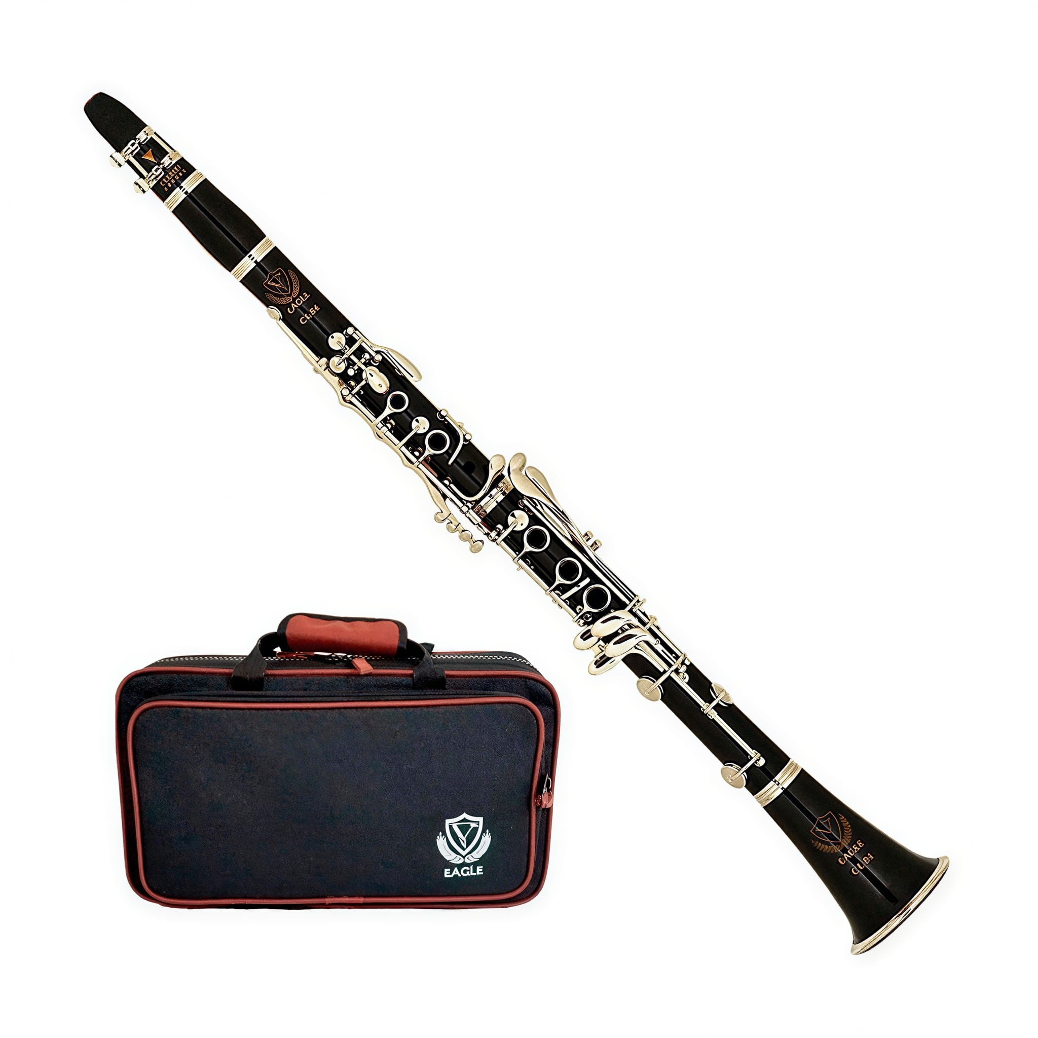 Clarinete Bb Cl04n Preto Brilhante Eagle