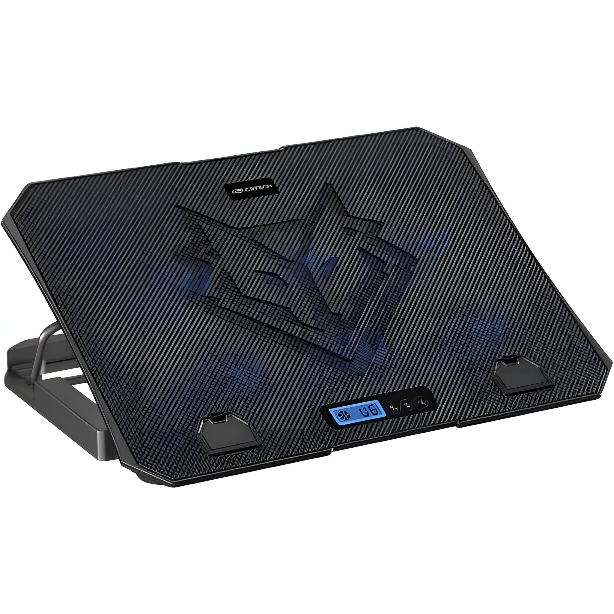 Suporte Para Notebook C3Tech NBC-70BK Com 6 Coolers E LED Preto