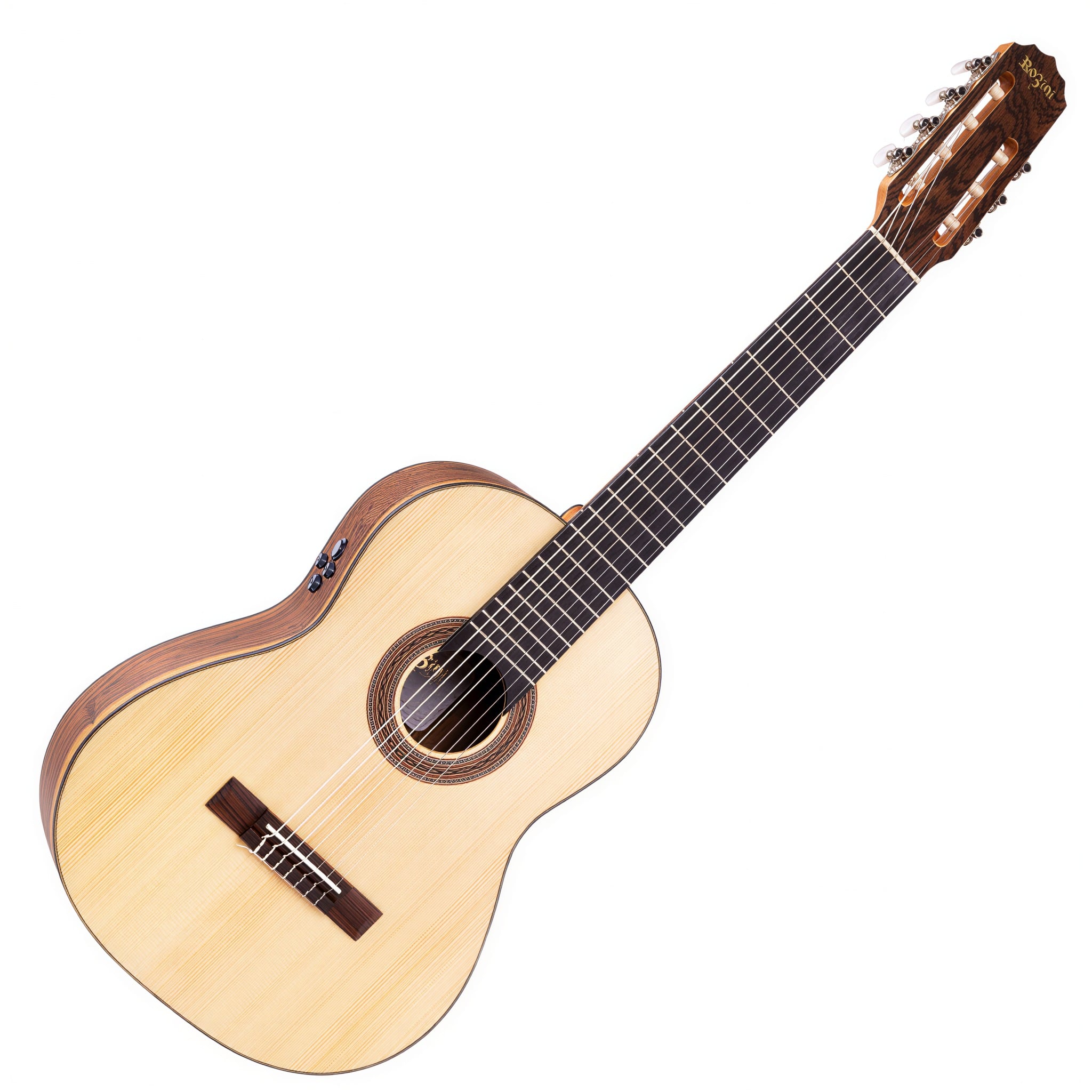 Violão Elétrico Rozini RX517.RE2.F.LP 7 Cordas Maciço em Spruce Natural