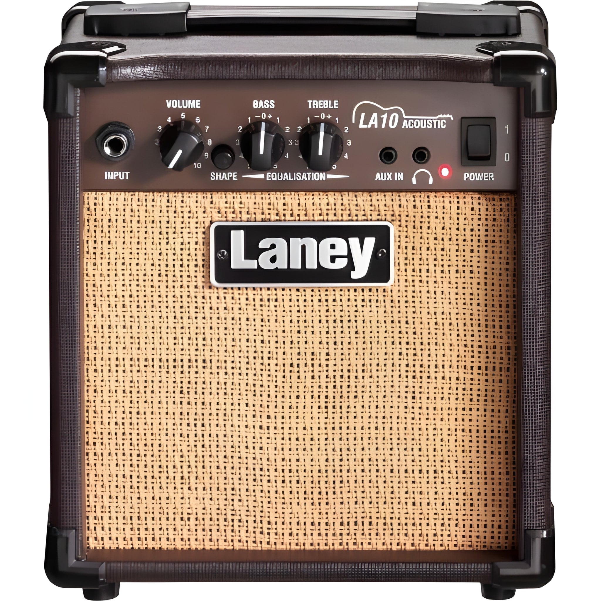 Amplificador Para Violão Laney LA10 10W 2 Bandas Marrom