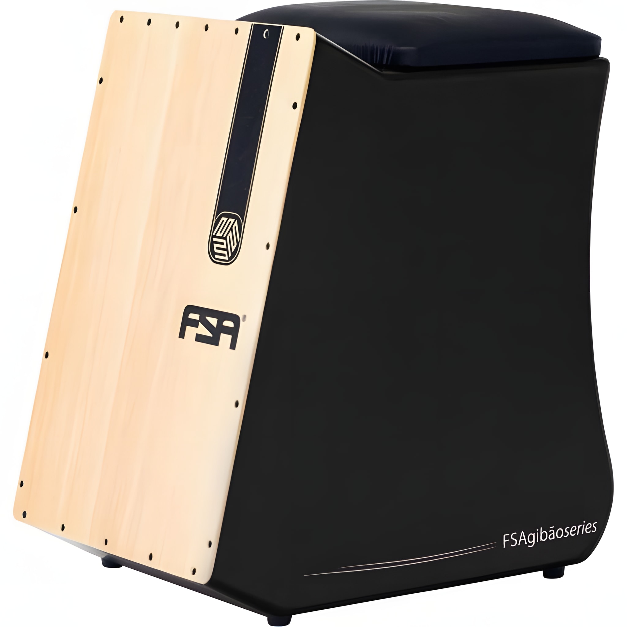 Cajon Gibão FSA FGB6501 Madeira de Alta Qualidade Preto