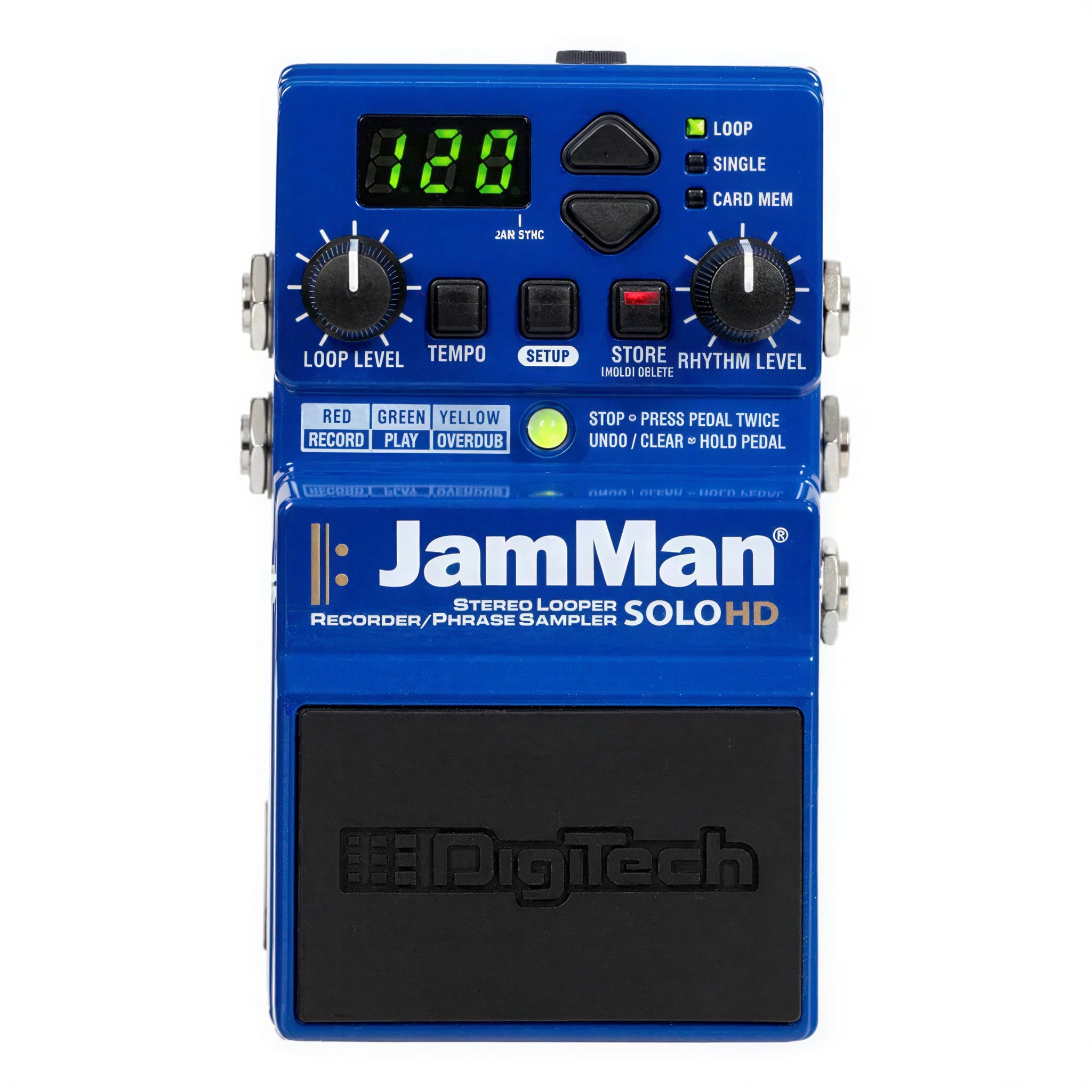 Pedal de Efeito para Guitarra Digitech JamMan Solo HD JMSHDV-04 C/ Fonte