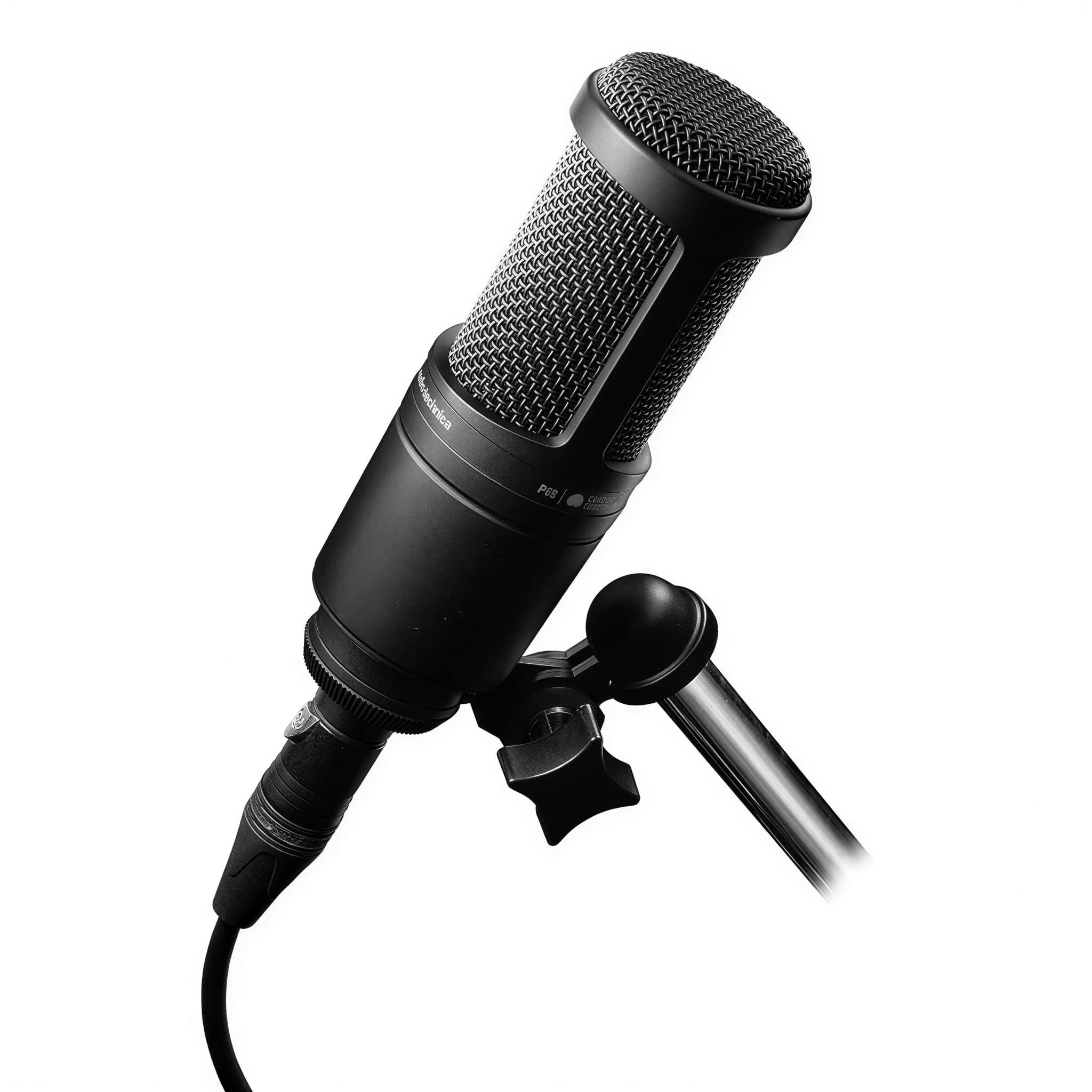 Microfone Condensador Audio-Technica AT2020 Cardioide XLR Preto