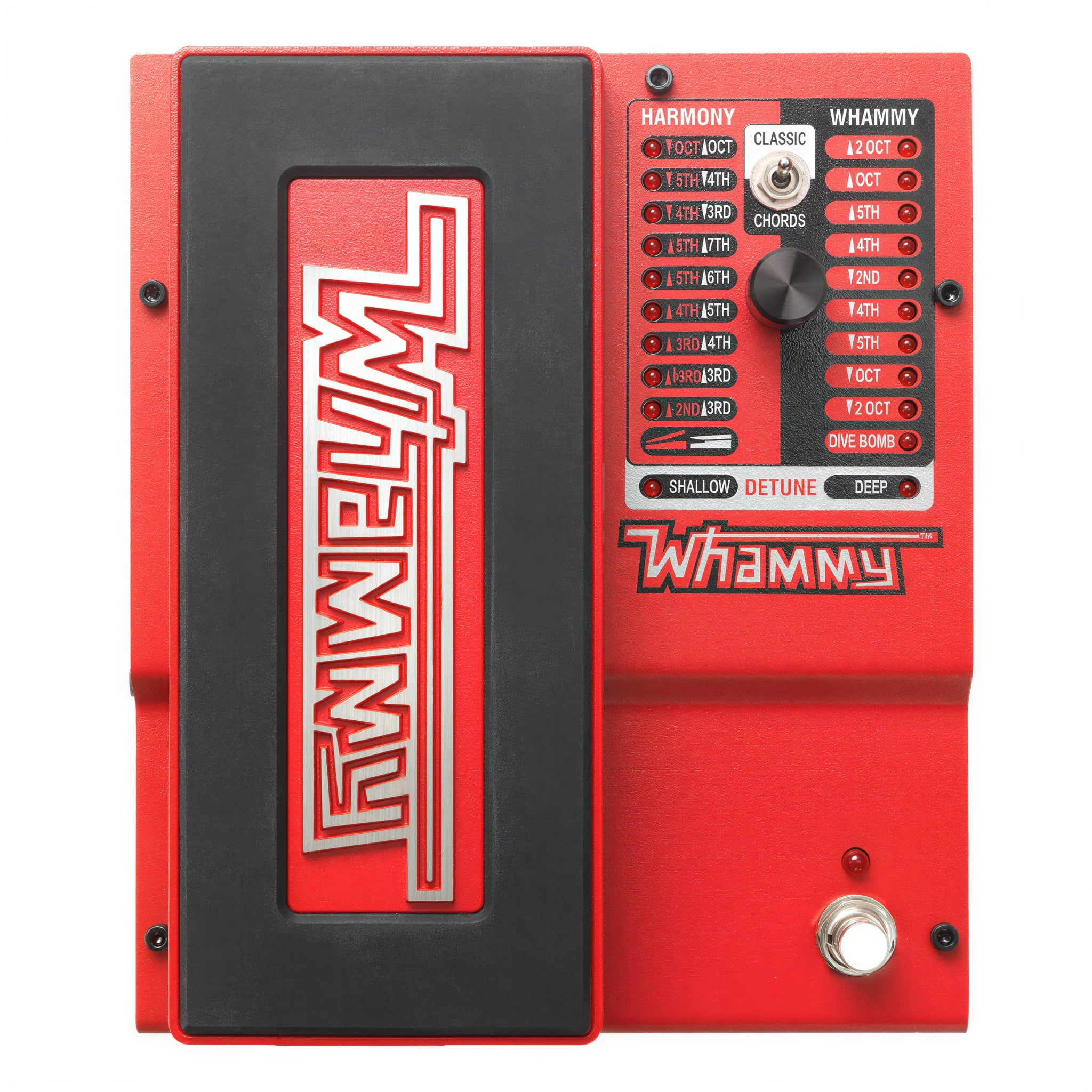 Pedal Pitch Shifter Digitech Whammy DT 24-bit com MIDI e Drop Tune
