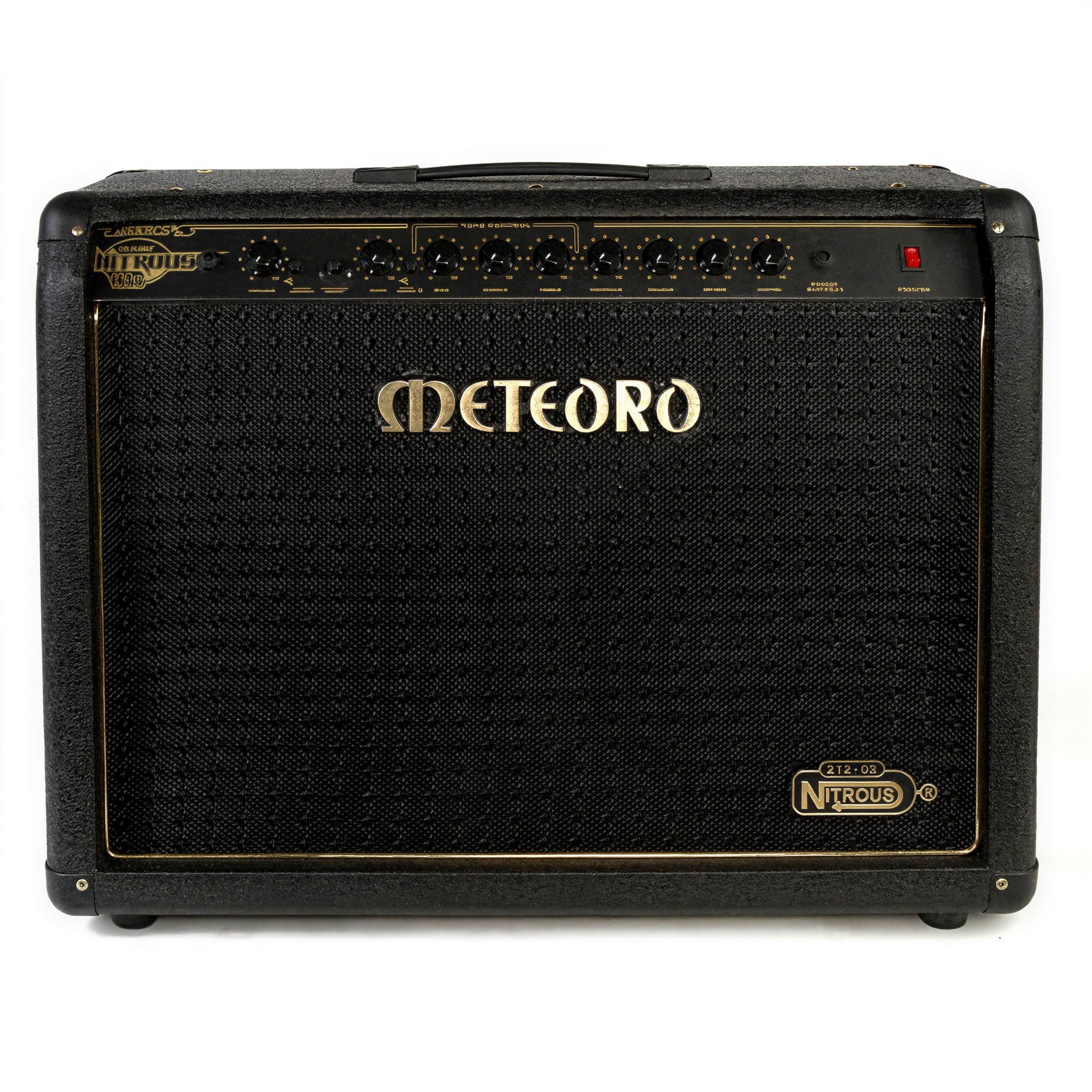 Amplificador Meteoro Nitrous Drive GS160 160W 12 Polegadas Híbrido Pré-Valvulado com 2 Canais 4 Timbres Chaves Reverb e 2 Falantes 12