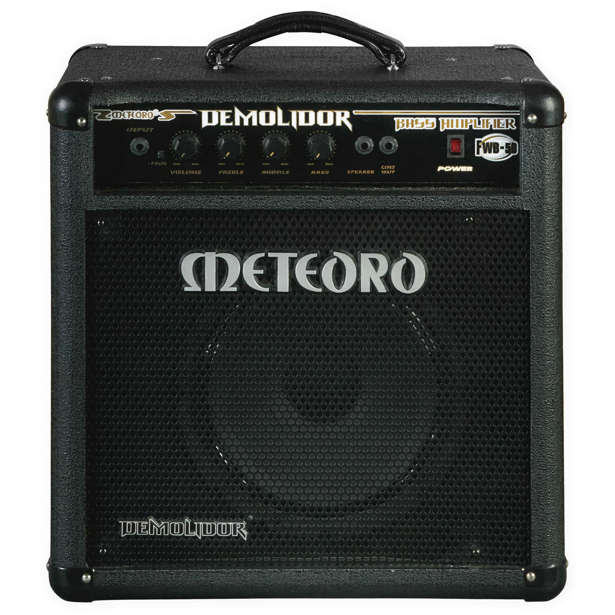 Amplificador Meteoro Demolidor FWB50 50W para Contrabaixo com Falante 10" e EQ 3 Bandas