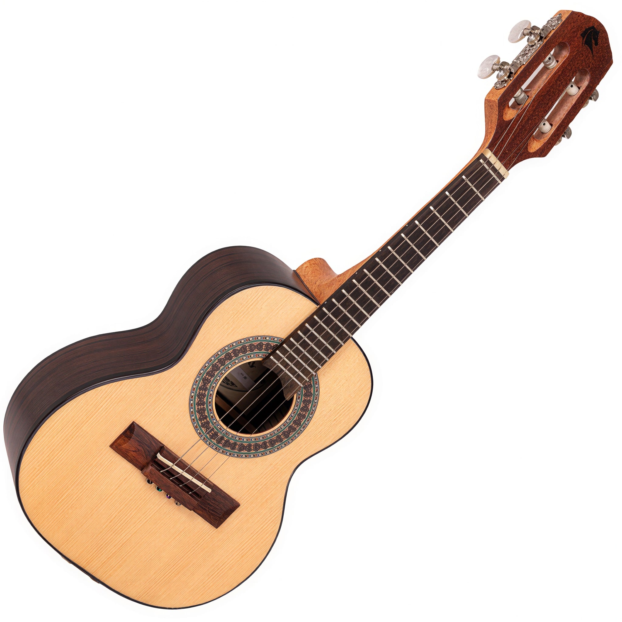 Cavaco Acústico Marquês CA-86NSAC Natural Fosco com Tampo Pinho Branco e Laterais Fundo Rosewood