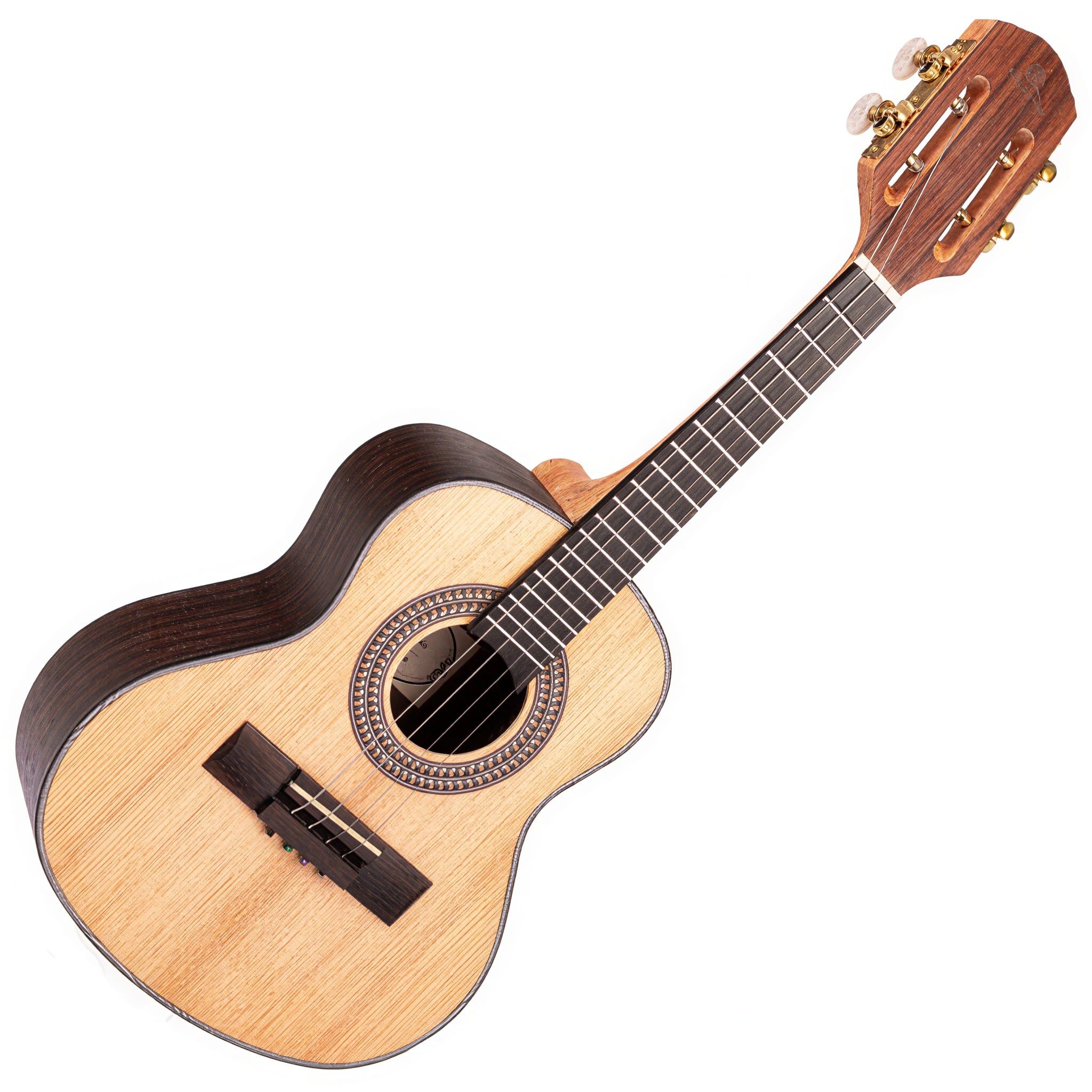 Cavaco Acústico Marquês CA-65NSAC Natural Fosco com Tampo Pinho Branco e Laterais Fundo Rosewood