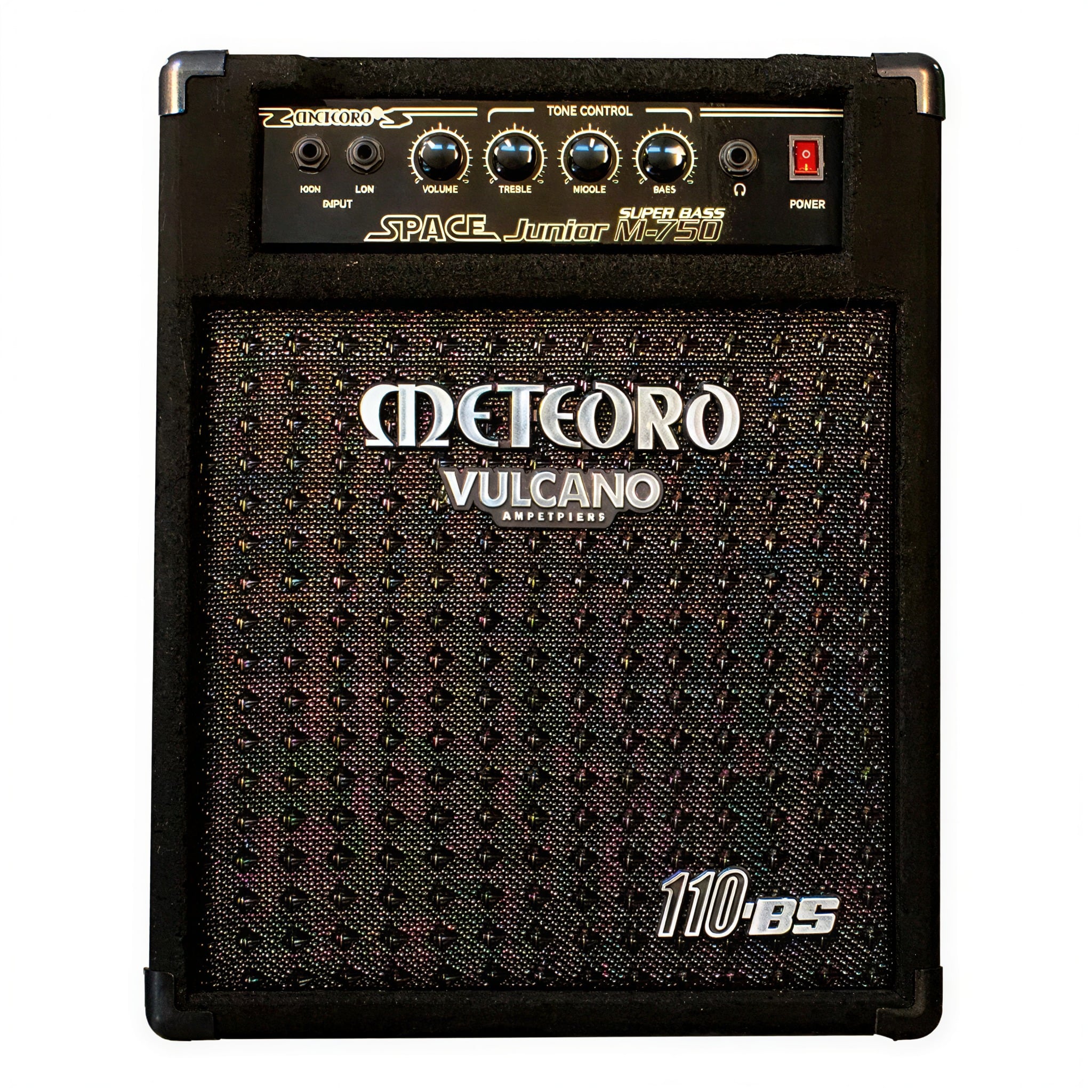 Amplificador Meteoro Space Jr. M750 75W com 10" e Monitor Compacto