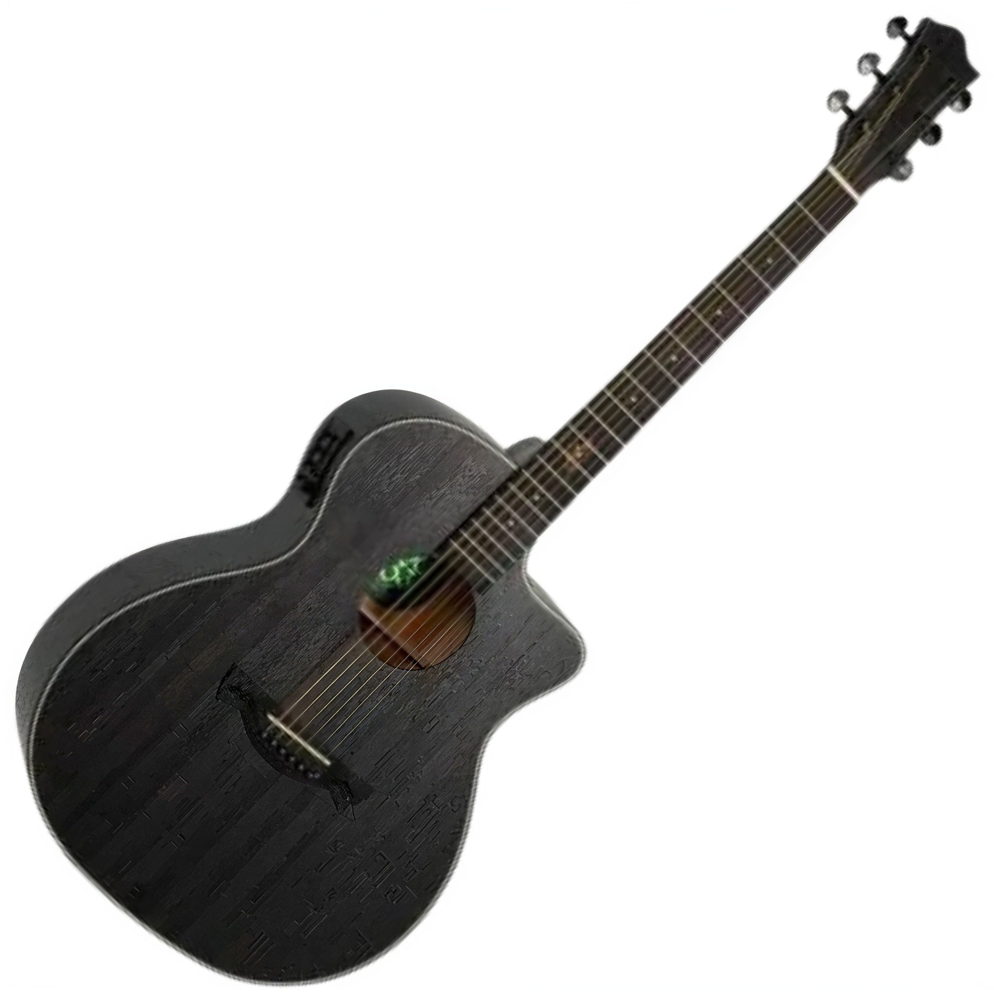 Violão Tagima OG-33 Cacau Santos Medium Jumbo Aço Black Open Pore