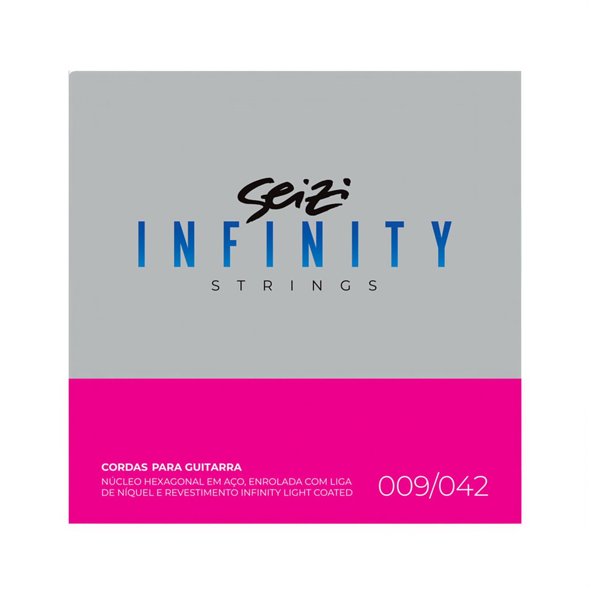 Cordas Seizi Infinity Light Coated 009-042 para Guitarra Elétrica 10360646