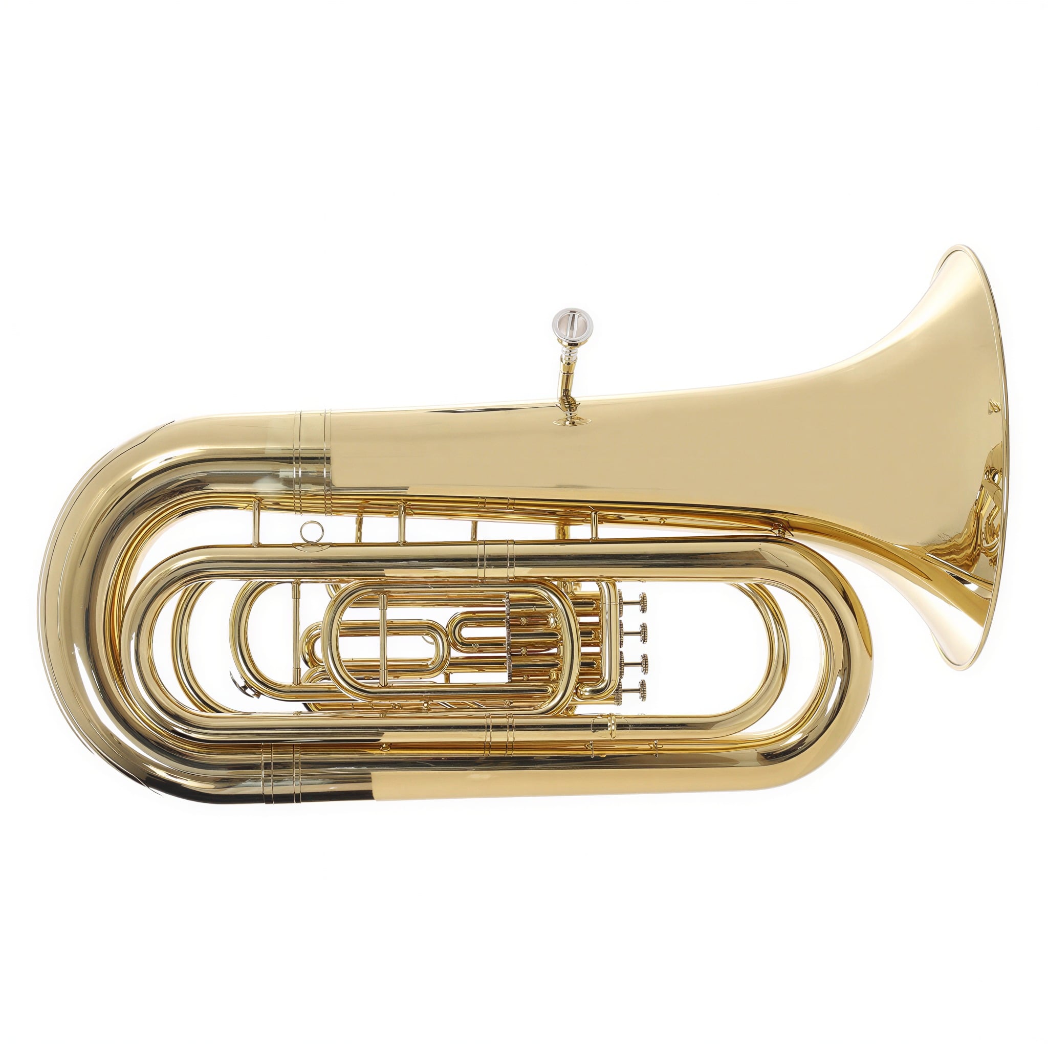 Tuba Zellmer 4/4 Classic ZBB 600L Laqueada com Bocal, Luvas e Case Rígido - 1444