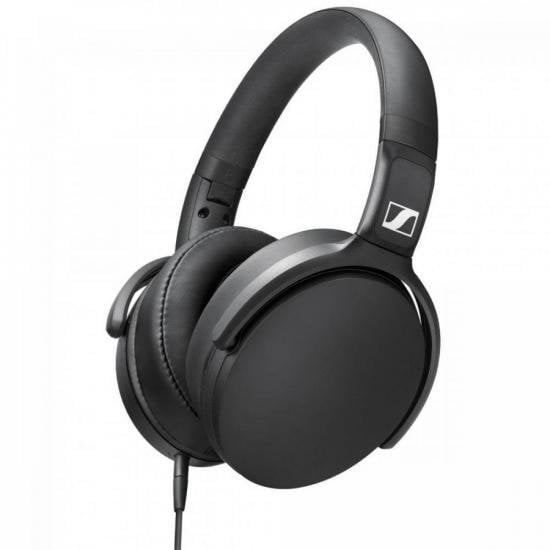 Fone De Ouvido Sennheiser HD400S Com Controle Remoto E Preto