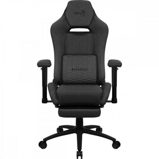 Cadeira Gamer Aerocool Royal Weave Ash Apoio Para Pernas Grafite