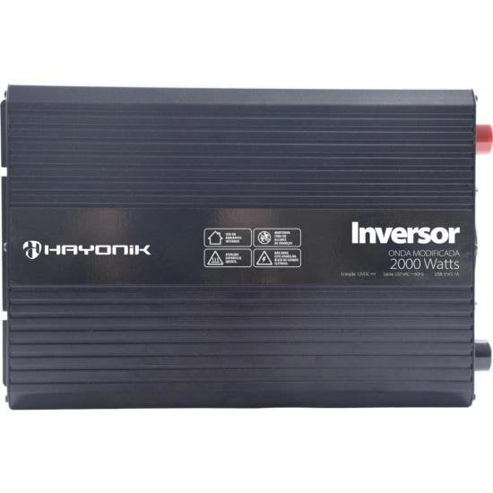 Inversor Automotivo Hayonik MSW122 2000W Onda Modificada 12V