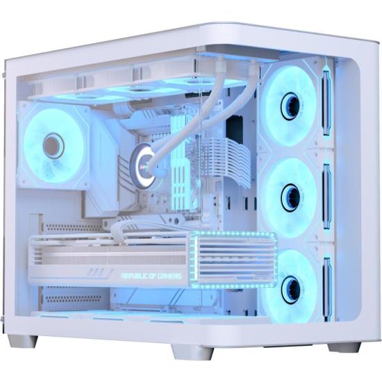 Gabinete Gamer Aerocool ATX P500C 3 Ventoinhas ARGB Branco