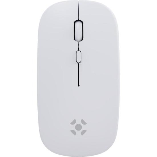 Mouse Sem Fio Slim Fortrek MS14 Tri-Mode 4 Botões Branco