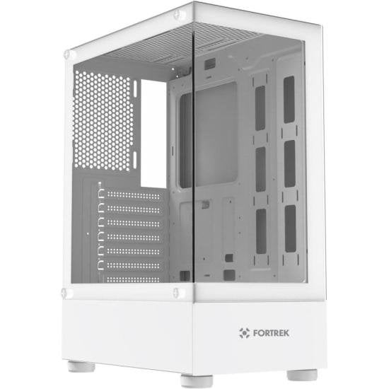 Gabinete Gamer Fortrek Crystal Mid Tower Com Vidro Temperado Branco