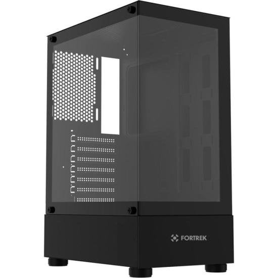 Gabinete Gamer Fortrek Crystal Mid Tower Com Vidro Temperado Preto