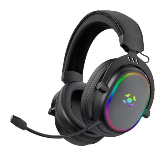 Headset Gamer Wireless Fortrek Win Air 50 mm Com Microfone Preto