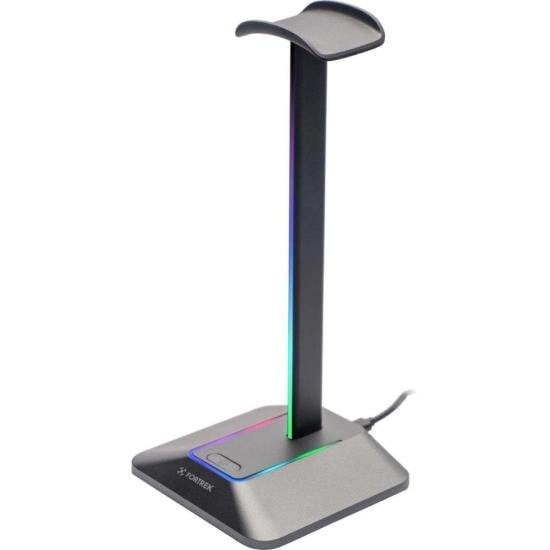 Suporte Para Headset Fortrek Nexus com RGB e Hub USB 2 Entradas