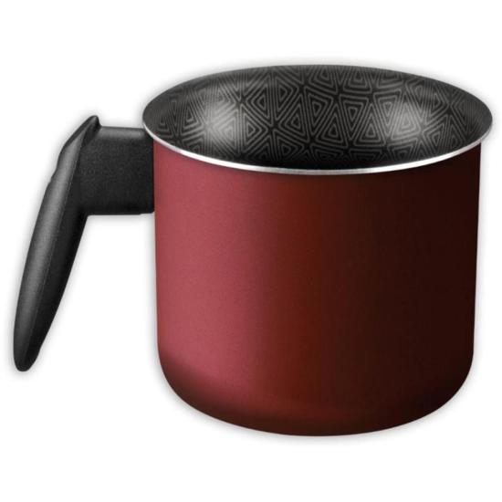 Fervedor Rochedo VE15 15cm Antiaderente Limpa Fácil Vermelho