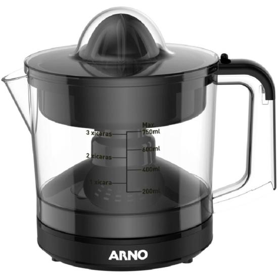 Espremedor De Frutas Arno CP31 40W 750ml Com Acionamento Automático Preto