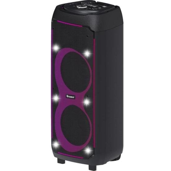 Caixa de Som Sumay CAP49 Energy Box 1600W Bluetooth Preto