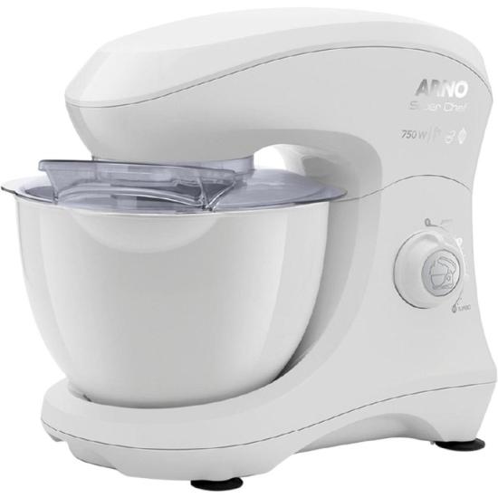 Batedeira Planetária Arno KM00 750W 15 Velocidades Branca