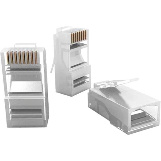 Conector RJ45 Macho CAT5E Furukawa 100 Unidades Transparente