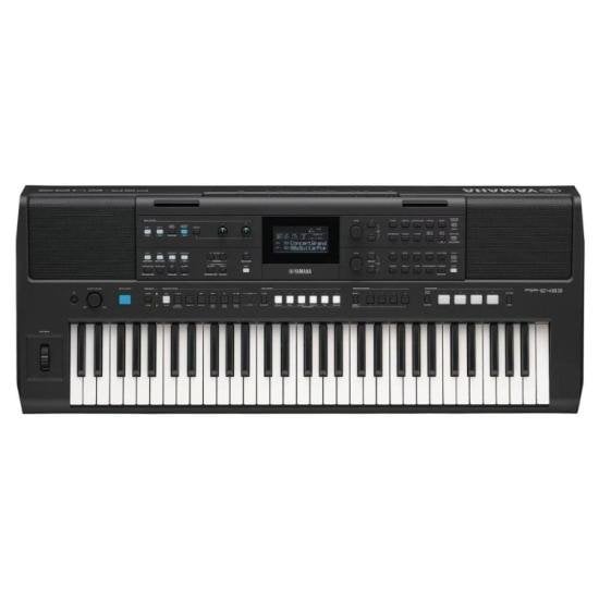 Teclado Arranjador Yamaha PSR-E483 61 Teclas 860 Sons Preto