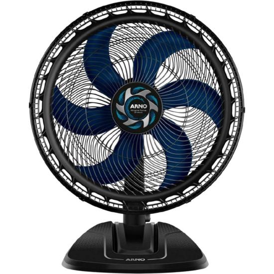 Ventilador de Mesa Arno Xtreme Force Breeze 50cm 6 Pás 127V Preto
