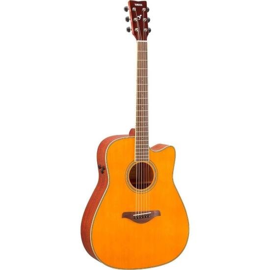 Violão Yamaha FGC-TA TransAcoustic com Efeitos e Tampo Spruce Natural