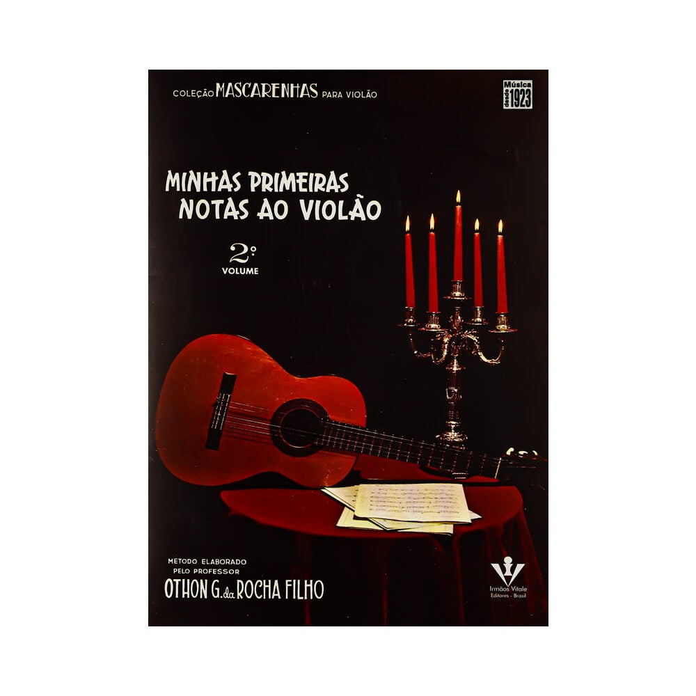 Livro Minhas Primeiras Notas Violão - Irmãos Vitale 291-M Unissex