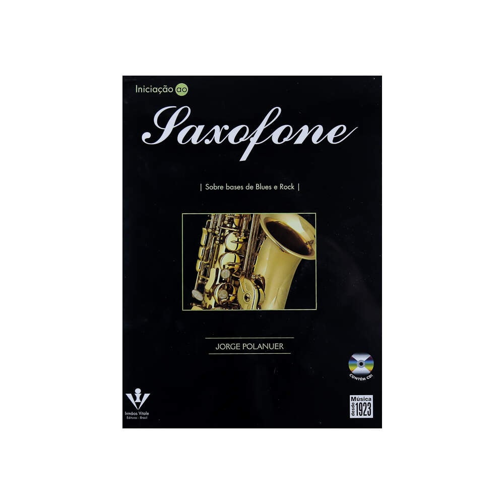 Iniciação Ao Saxofone Irmãos Vitale 382-M Com CD Incluso