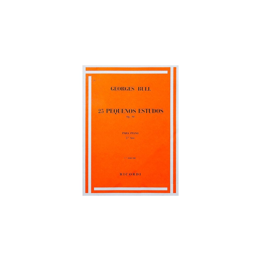 25 Pequenos Estudos - Vol. 1 - G. Bull - Ricordi RB0000064