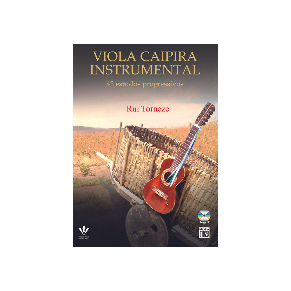 Viola Caipira Instrumental Irmãos Vitale 411-M com CD e Português