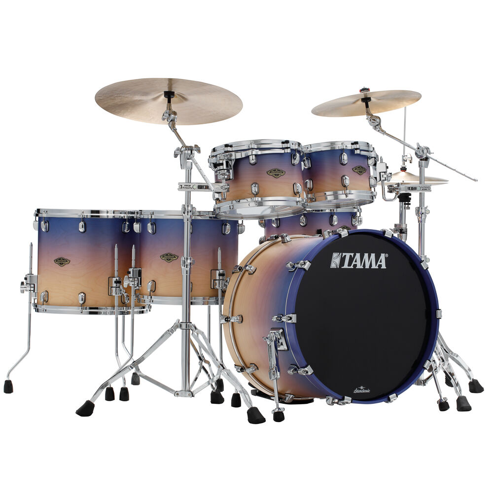 Bateria Tama WBS52RZS-SAF 5 Peças com Tampo de Madeira Safira
