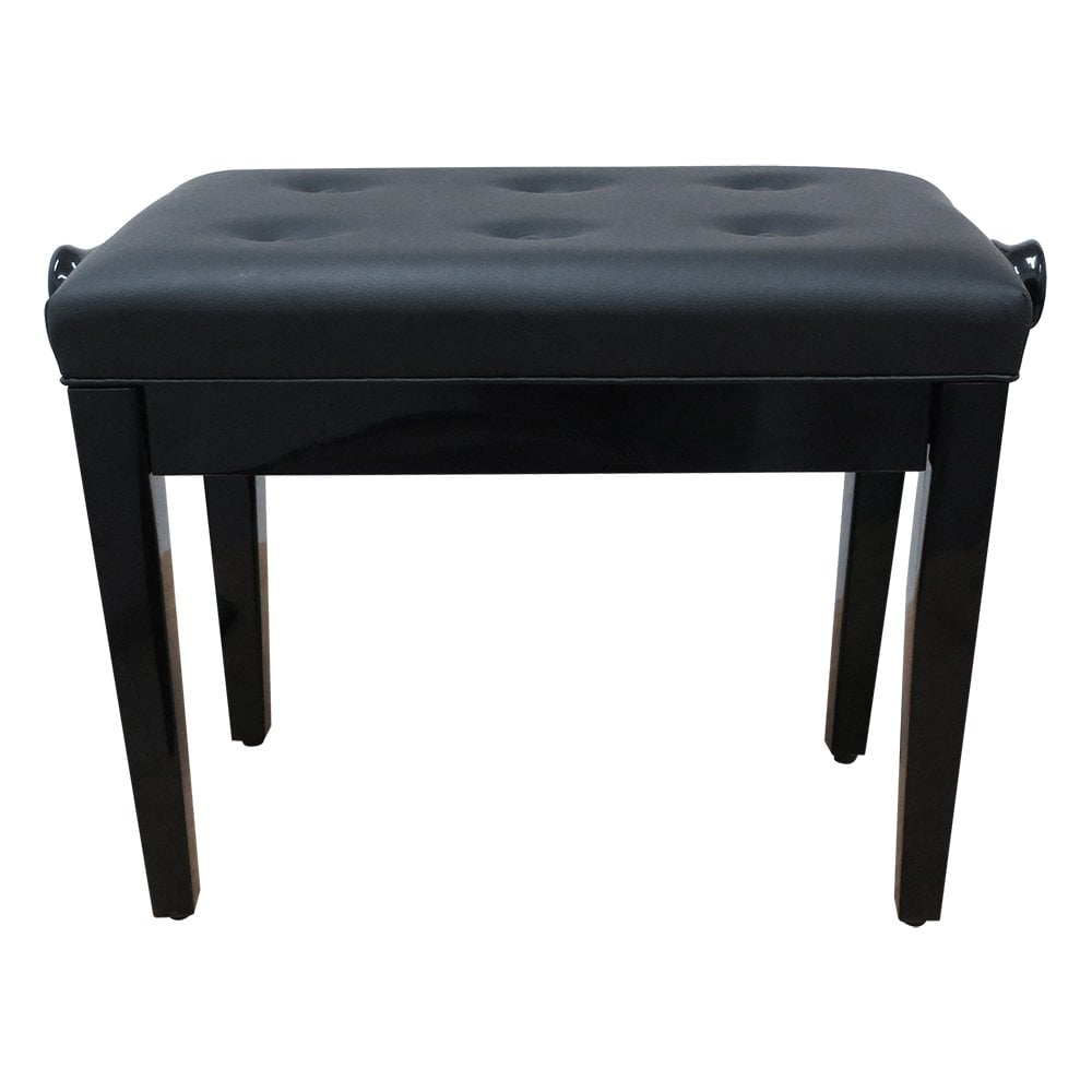 Banco De Piano Alan BA-5 Com Regulagem Acolchoado Preto