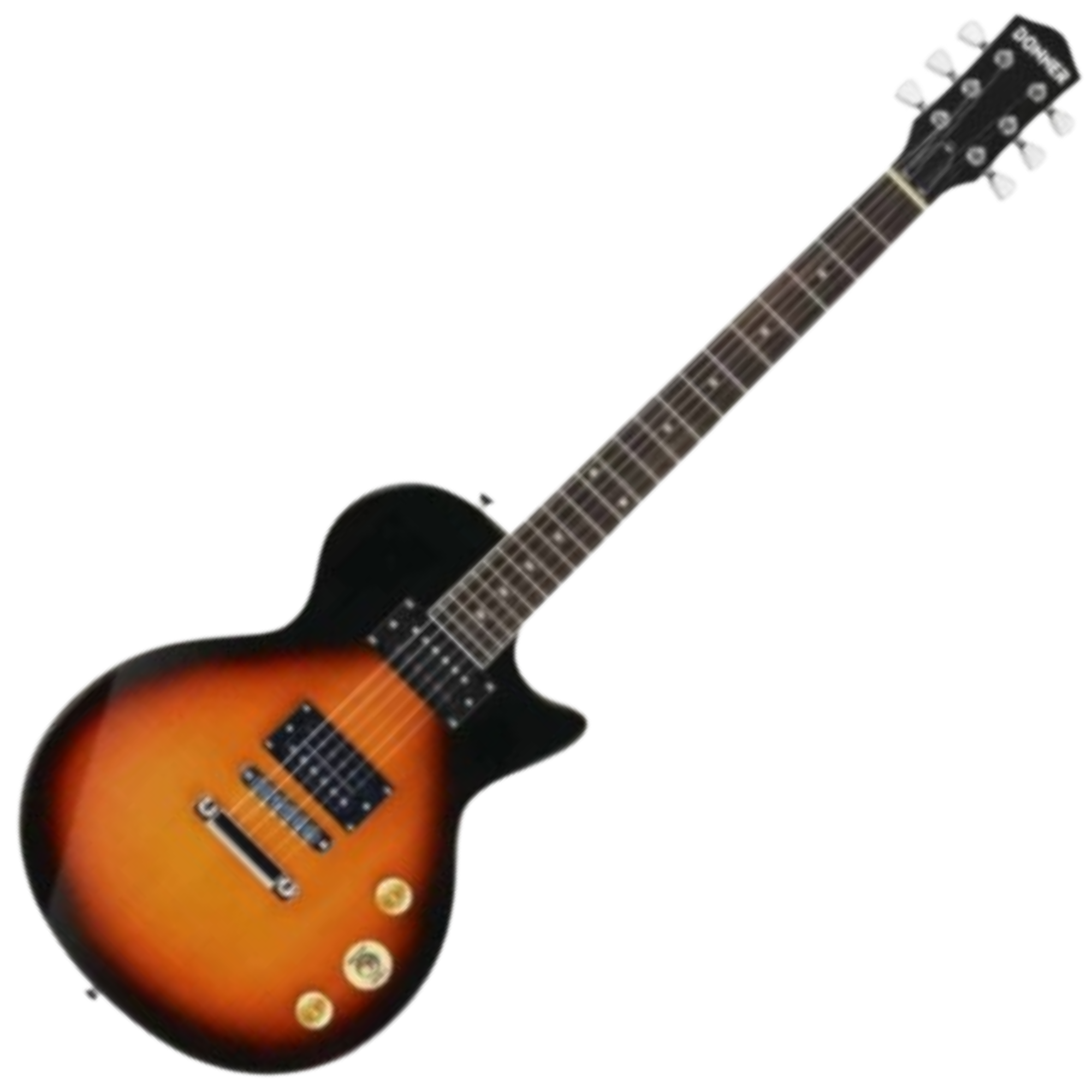 Guitarra Donner DLP-124 Les Paul Sunburst com Captadores Humbucker Alnico e Ponte Tune-O-Matic