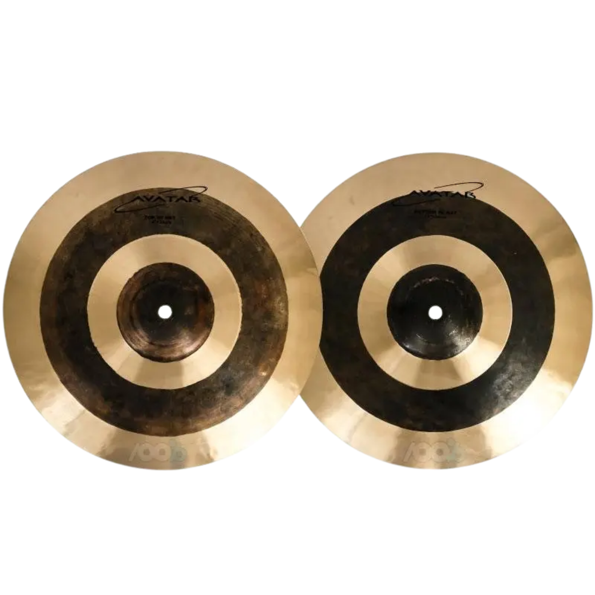 Par de Chimbal Avatar Dualtone AVHH14DU 14 Polegadas Hi-Hat Dual Tone