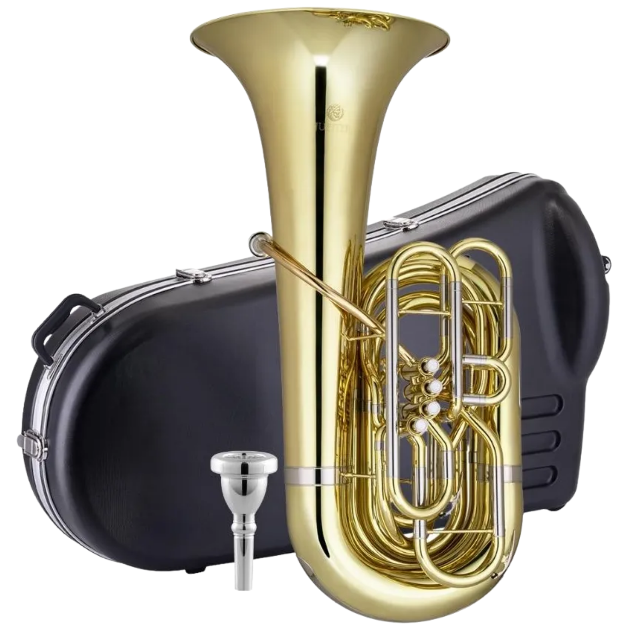 Tuba Jupiter JTU1110 BBb 4/4 Performance Series 4 Pistos Frontais com Case